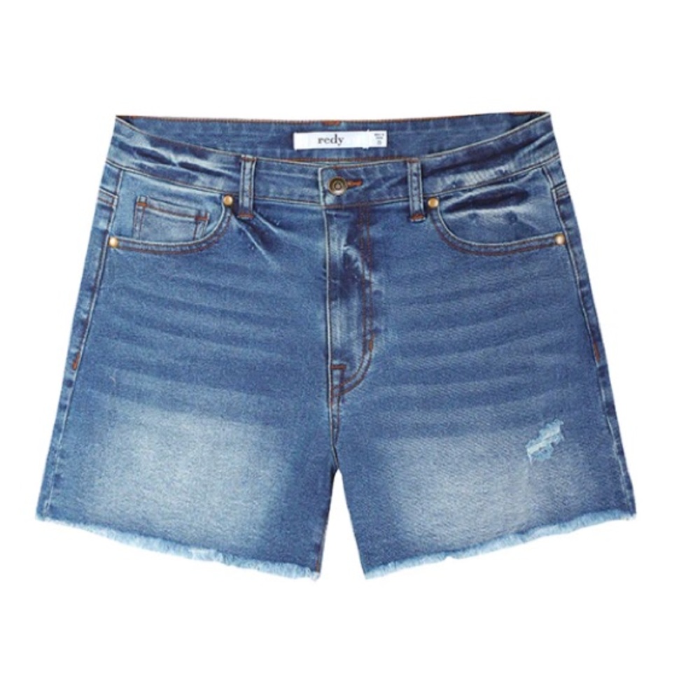 NEW REDY LIGHT WASH DENIM JEAN SHORT. 24